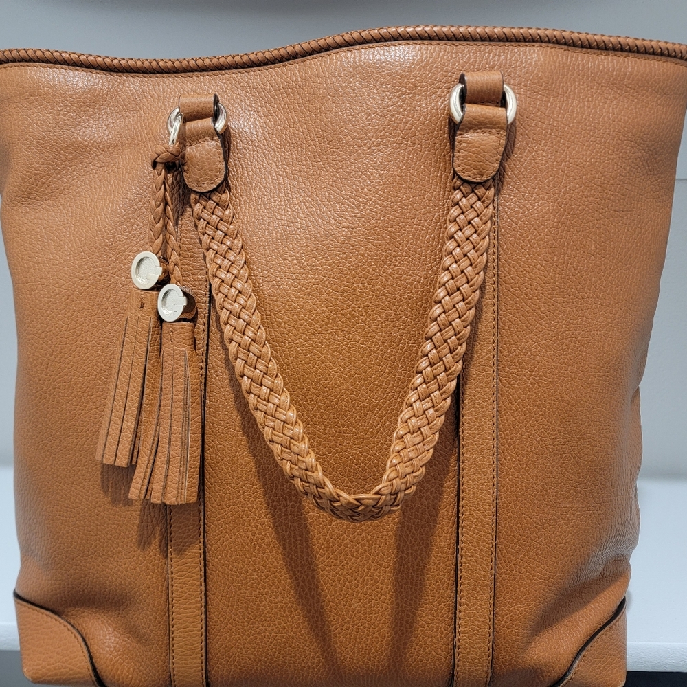 Authentic Gucci Marrakech Brown Leather Handbag